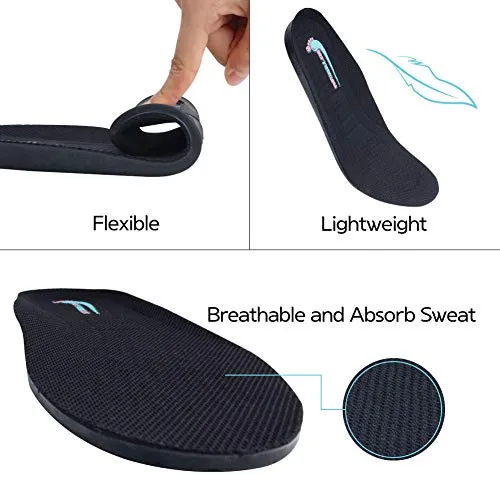 0.4 Inch Elevator Shoes Increase Insoles – Shoe Lift Inserts (US Women's Size 5.5-9.5)