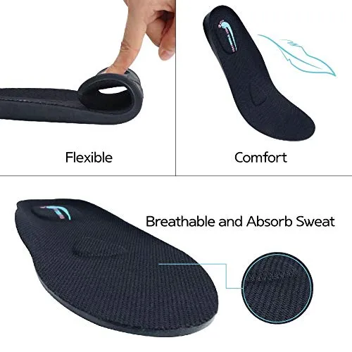 0.6 Inch Elevator Shoe Lifts - Height Increase Insoles (US Men's Size 7-11)