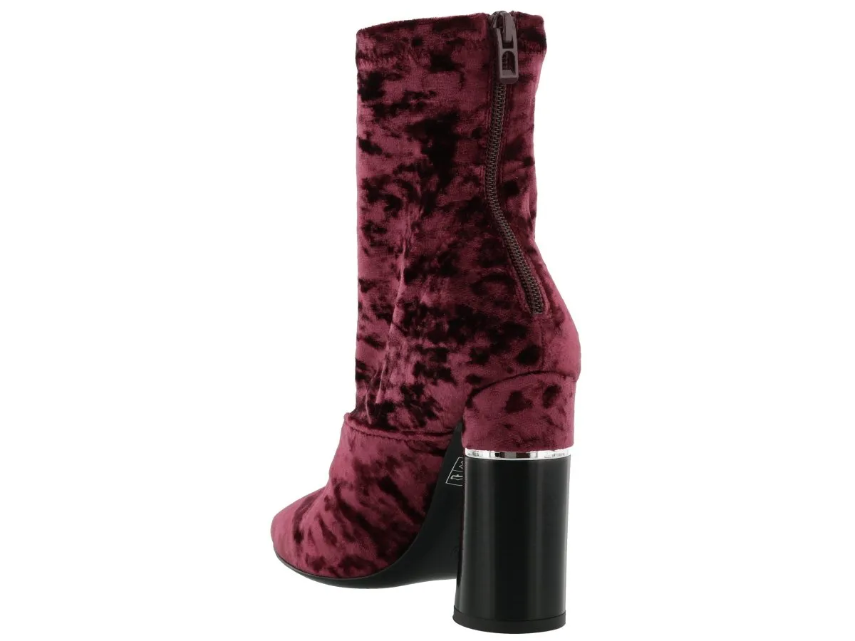 3.1 Phillip Lim Velvet Kyoto Ankle Boots