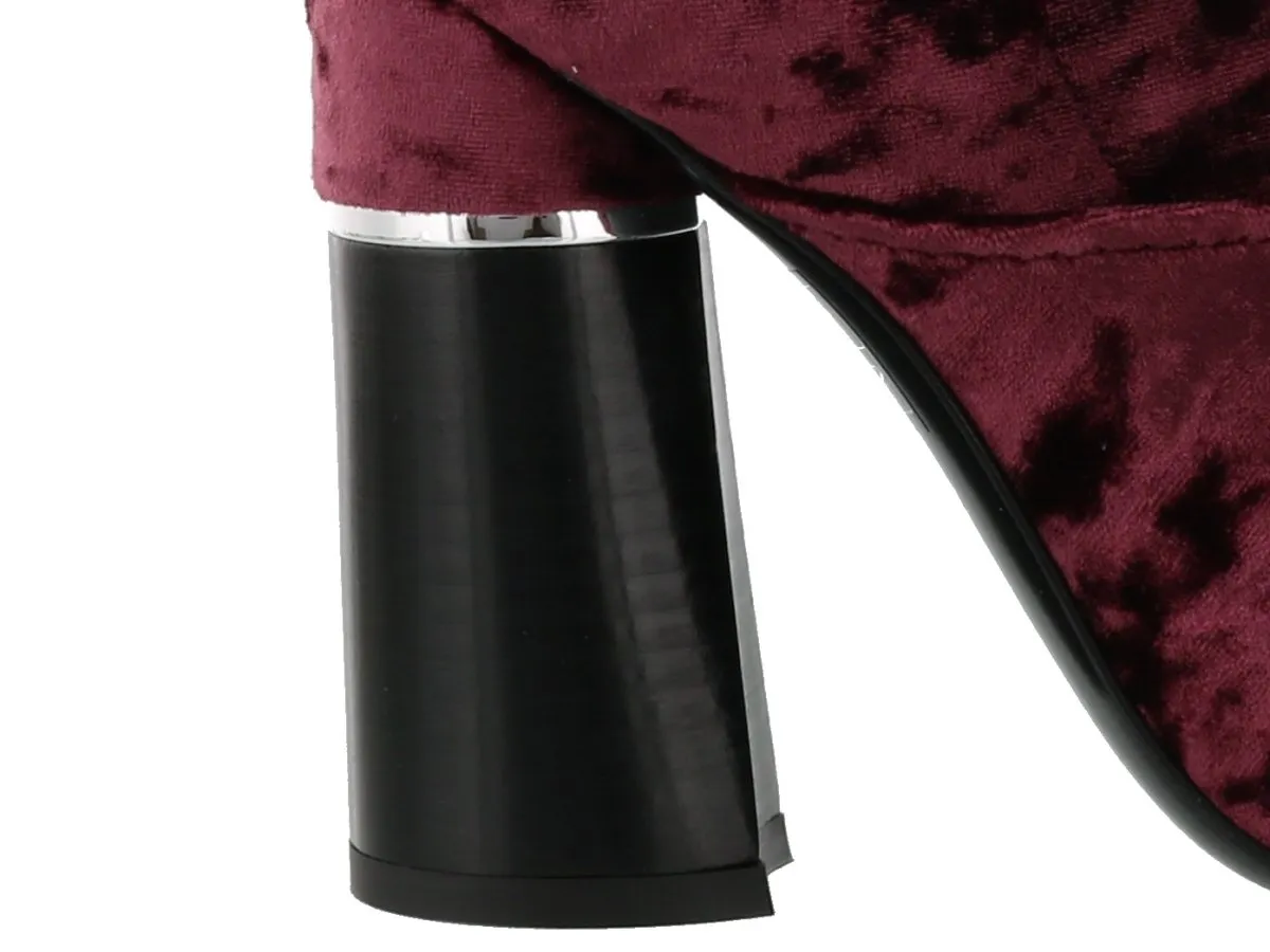 3.1 Phillip Lim Velvet Kyoto Ankle Boots