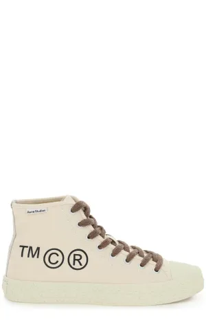 Acne Studios Lace-Up High-Top Sneakers