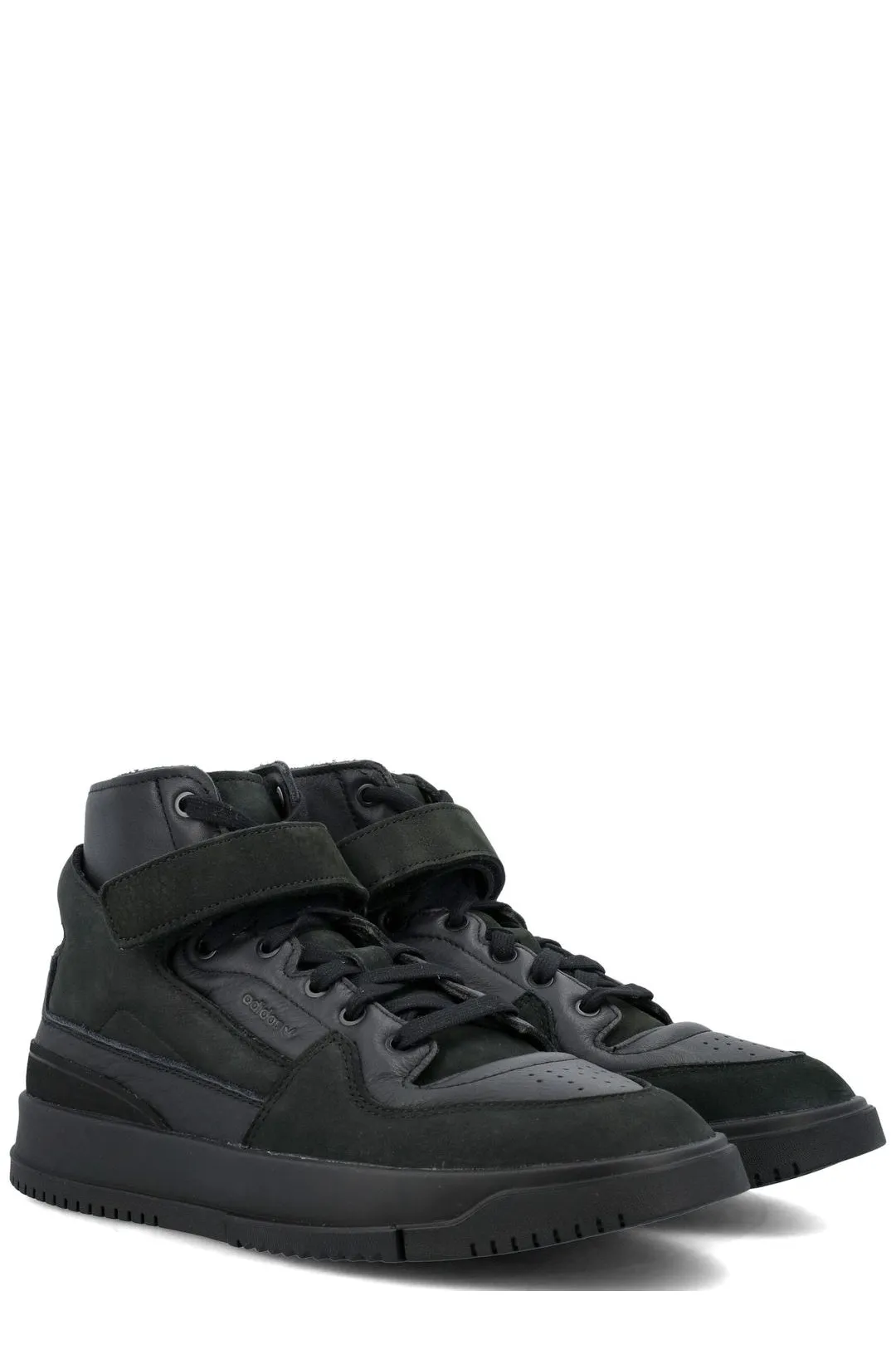 Adidas Originals Logo Embossed Panelled High Top Sneakers