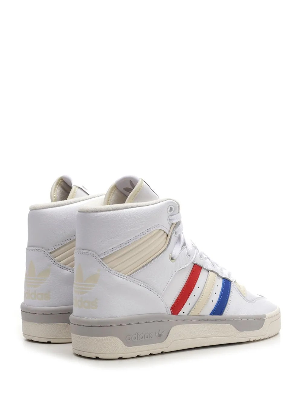 Adidas Rivalry Striped High-Top Sneakers