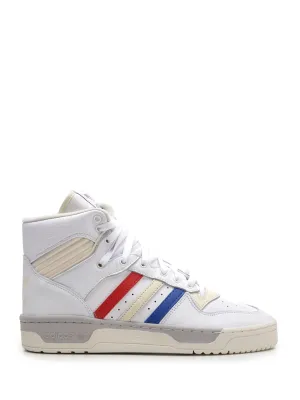 Adidas Rivalry Striped High-Top Sneakers