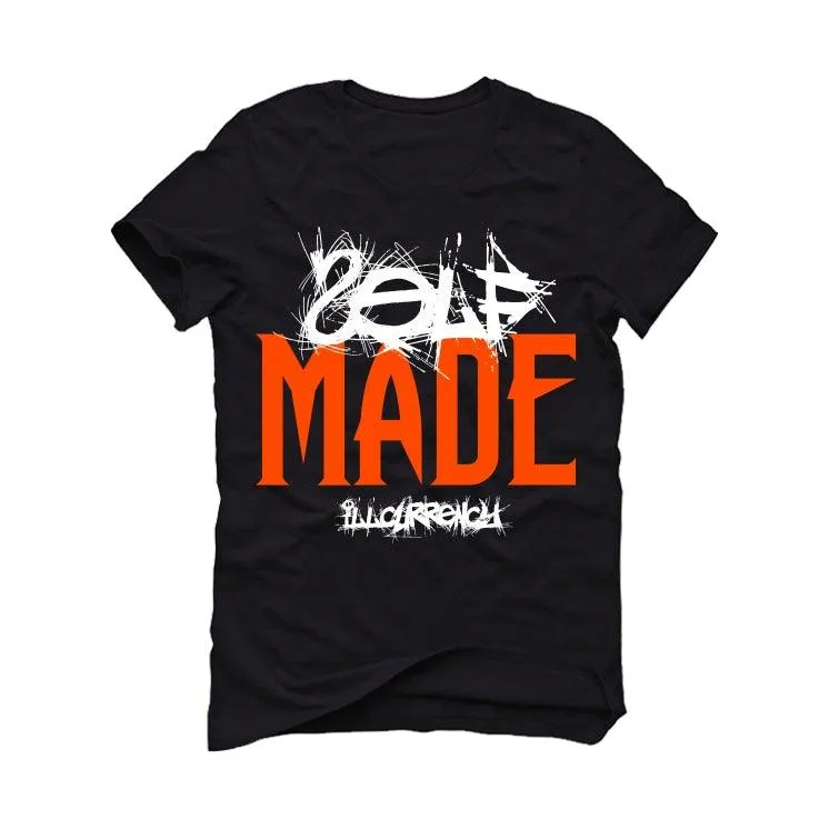 Air Jordan 1 High OG “Electro Orange” 2021 Black T-Shirt (Self Made)
