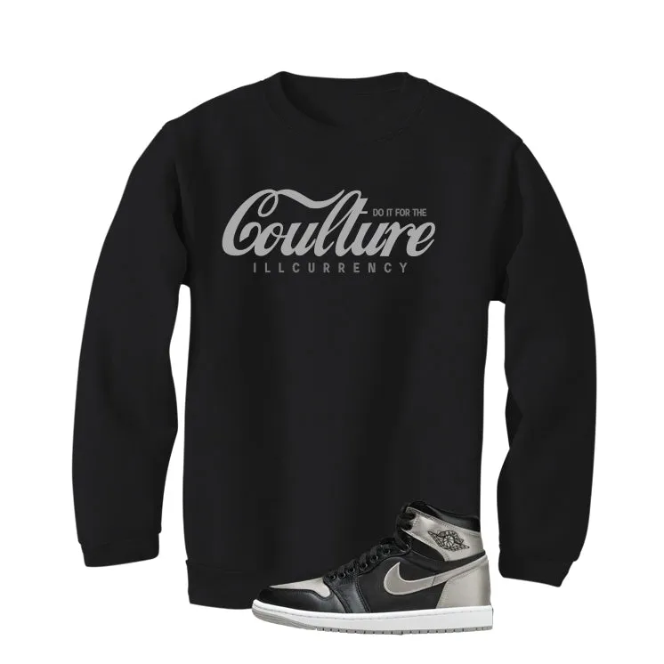 Air Jordan 1 High OG WMNS Satin Shadow Black T-Shirt (Coulture)| illcurrency