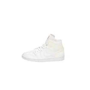 Air Jordan 1 Sneakers Leather White Colour For Kids