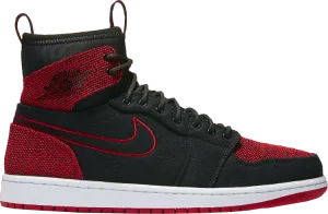 Air Jordan 1 Ultra High Banned Sneakers, Black