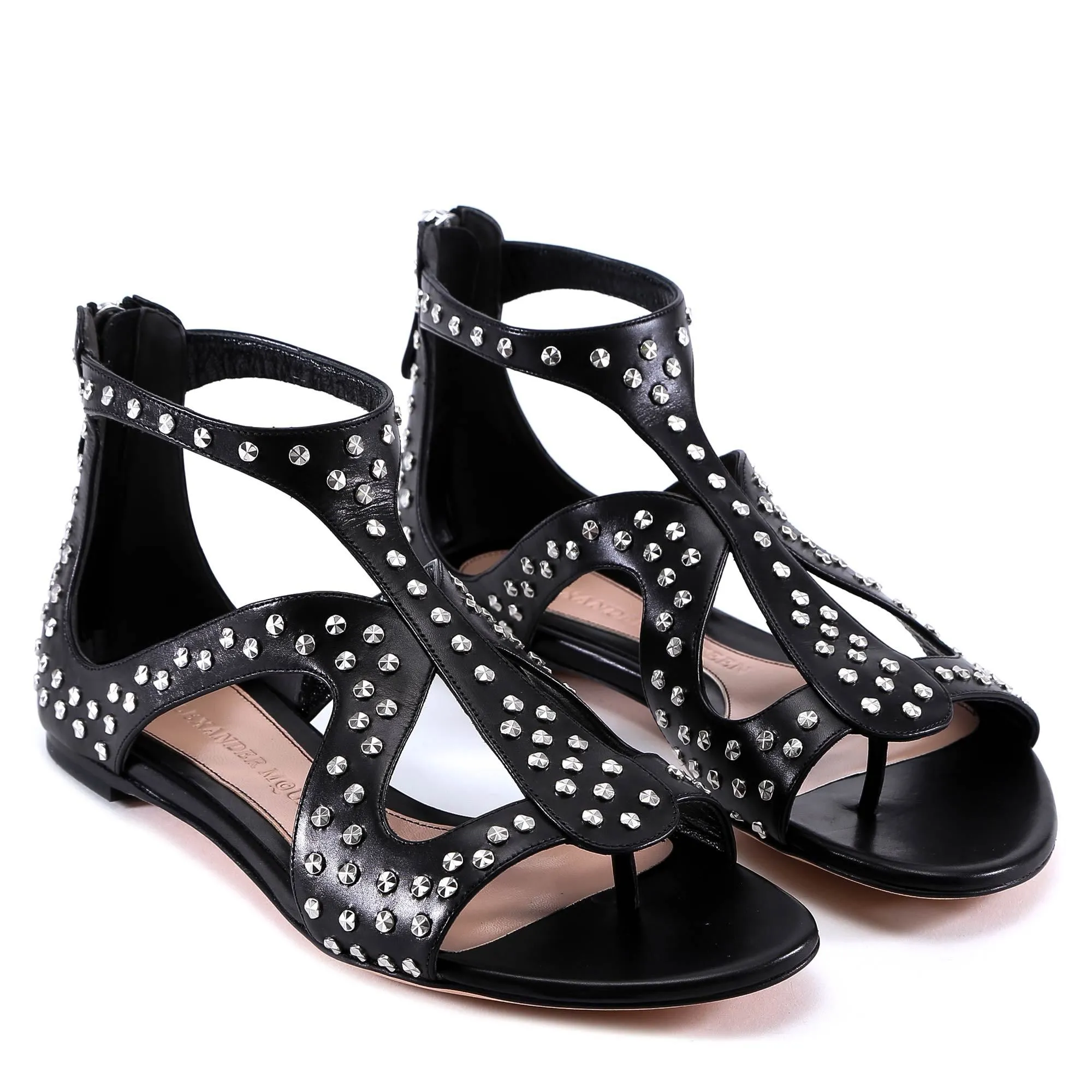 Alexander McQueen Studded Gladiator Sandals