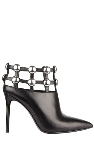Alexander Wang Studded Pointed Toe Ankle Boots