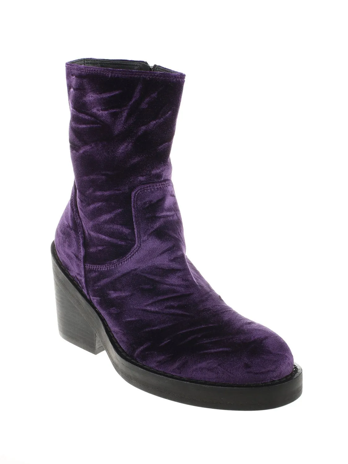 Ann Demeulemeester Velvet Boots