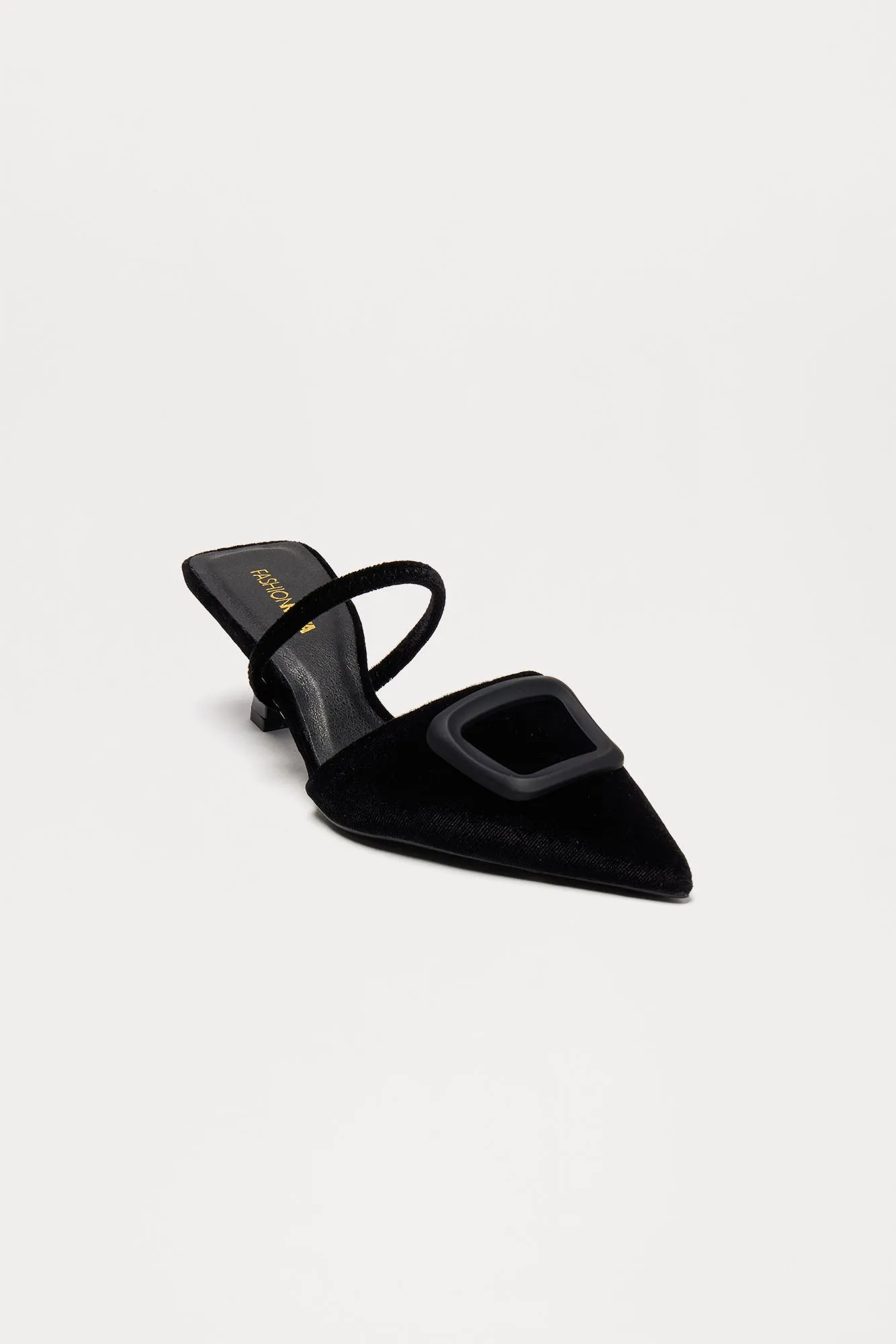 Annalie Kitten Heel Pumps - Black