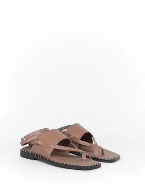 Ash Wrap-Around Studded Sandals