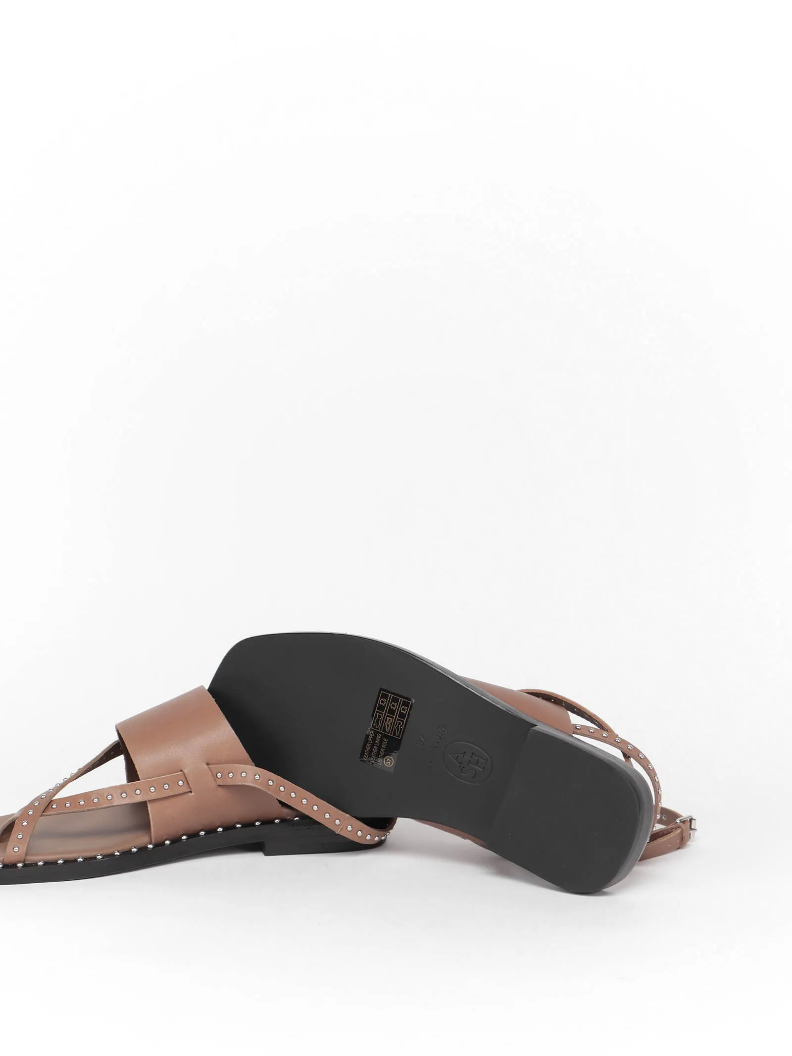 Ash Wrap-Around Studded Sandals