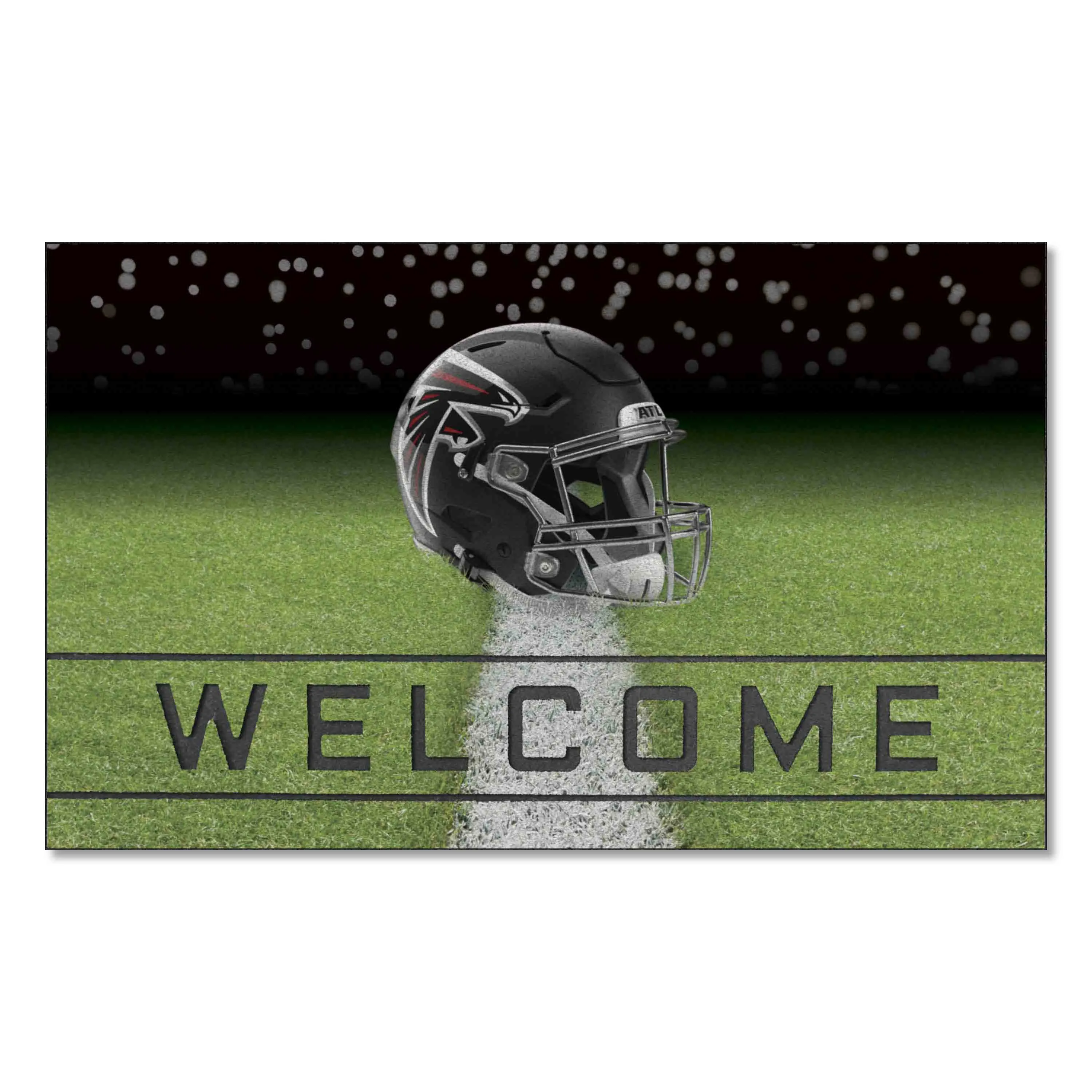Atlanta Falcons Rubber Door Mat - 18in. x 30in.