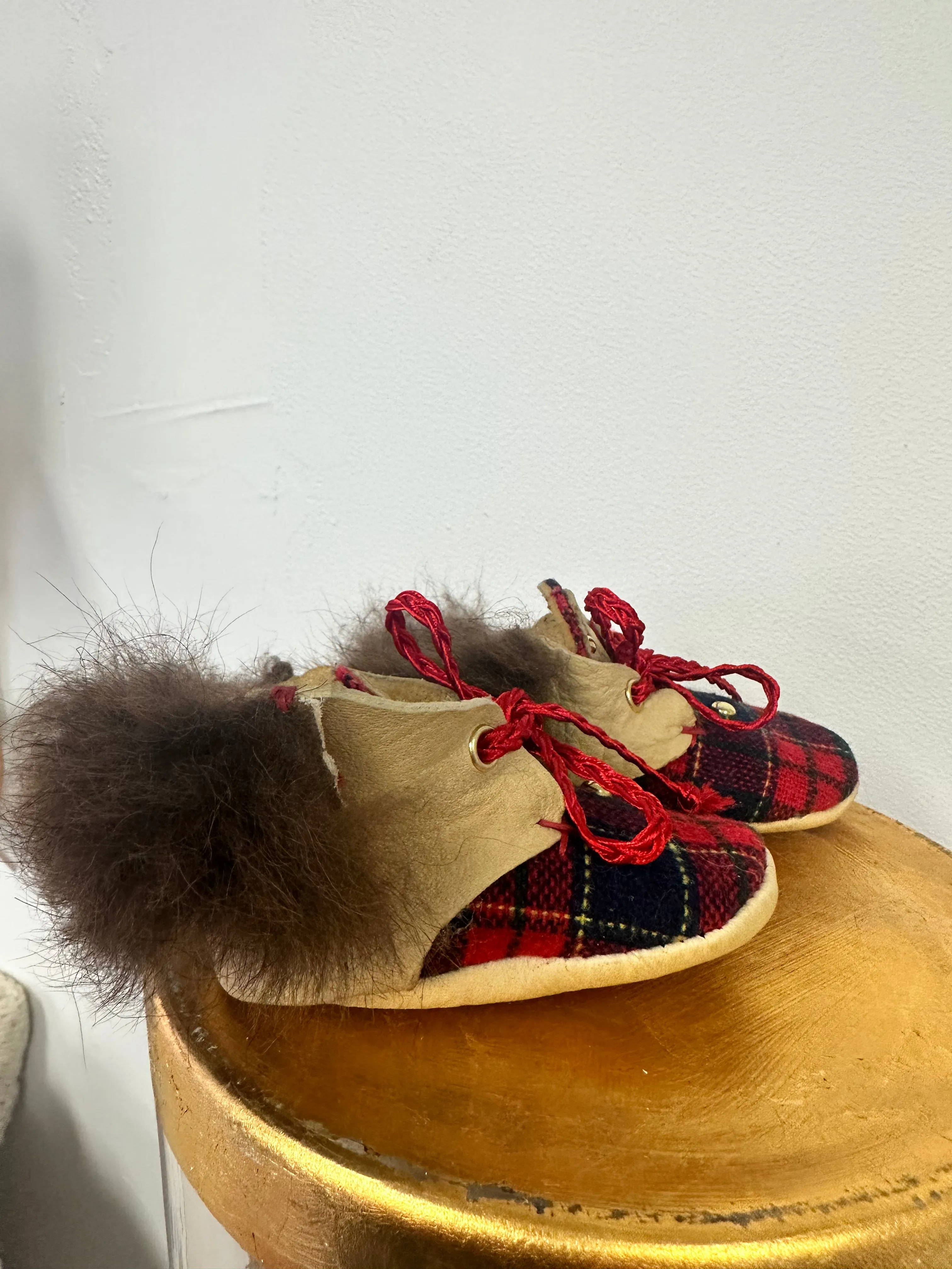 Baby Bison Trimmed ￼Moccasins
