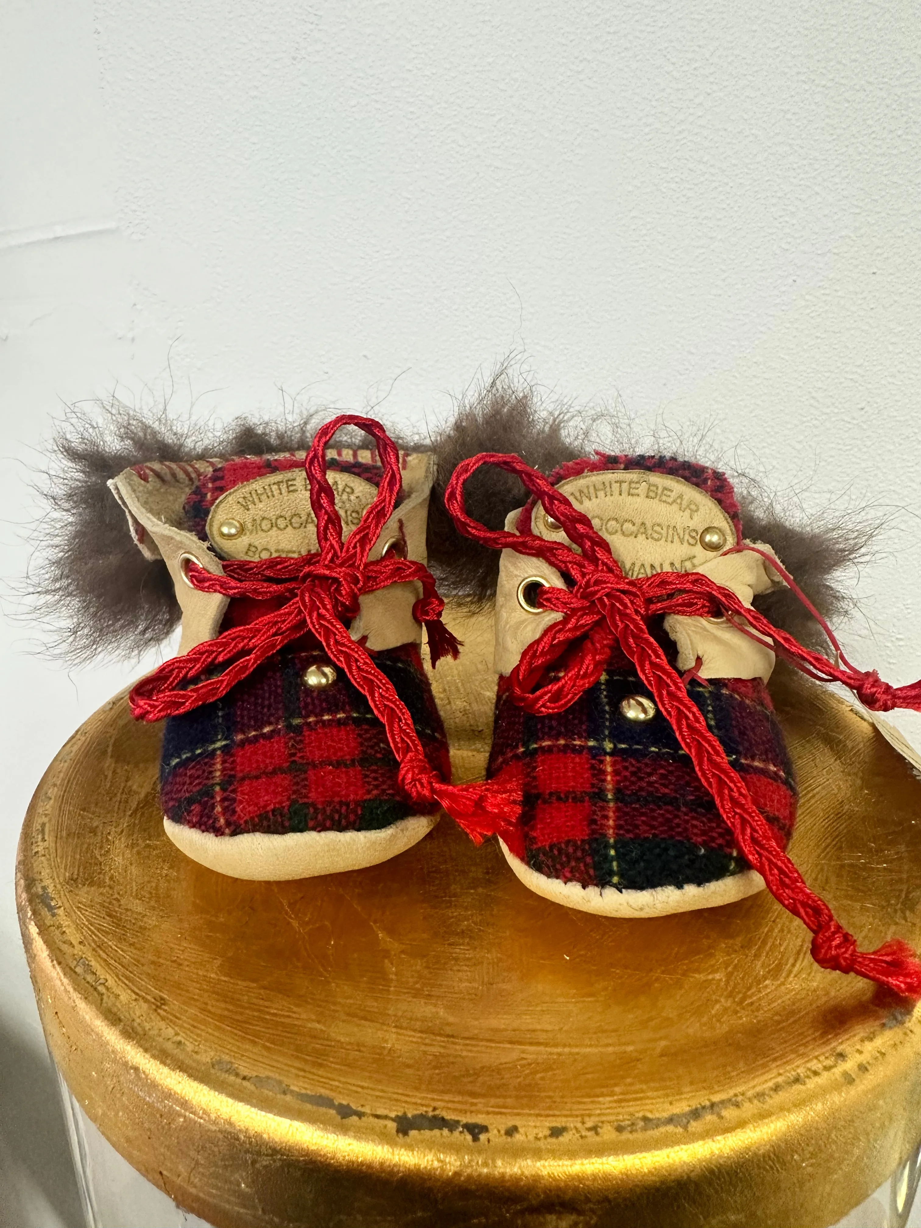 Baby Bison Trimmed ￼Moccasins