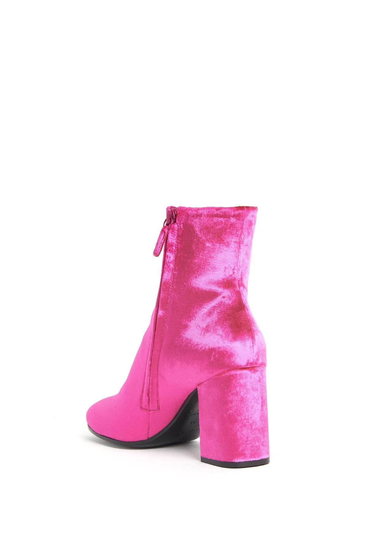 Balenciaga Ville Velvet Ankle Boots