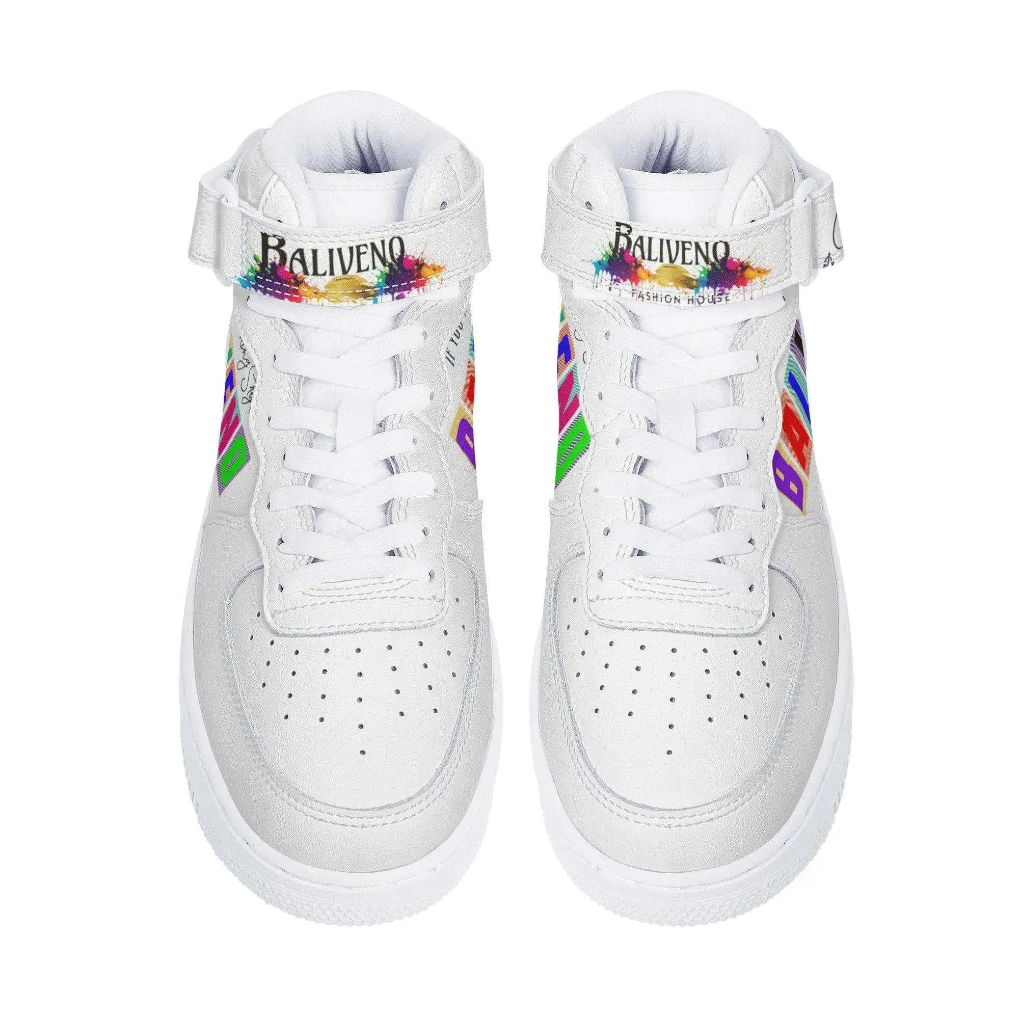 Baliveno Unisex High Top Leather Sneakers