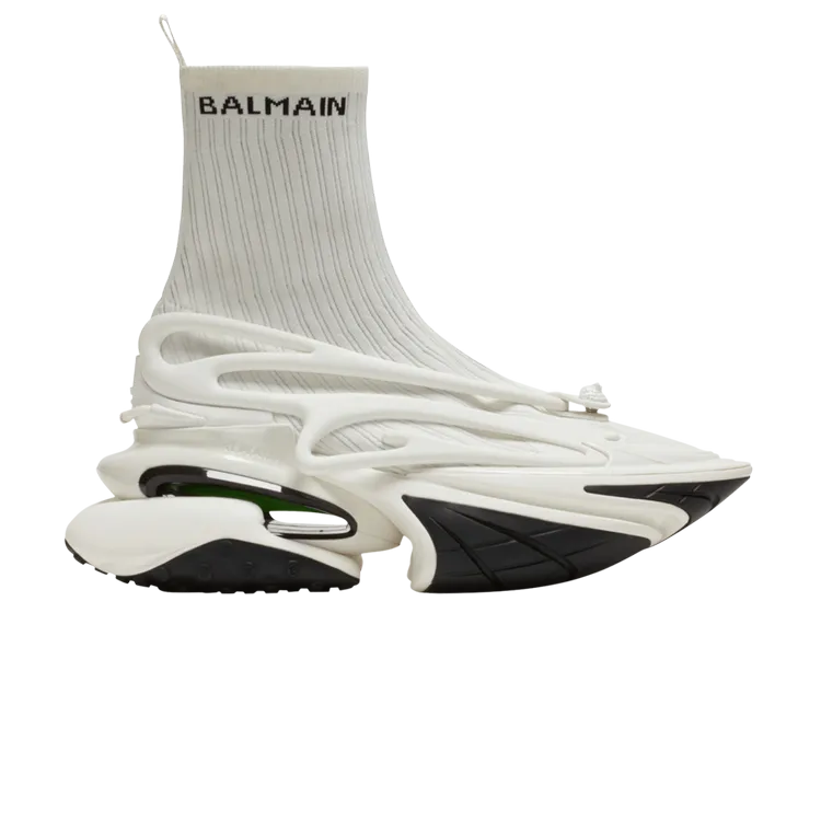Balmain Unicorn High 'White' Sneakers, White