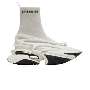 Balmain Unicorn High 'White' Sneakers, White
