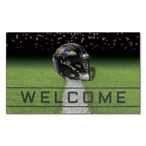 Baltimore Ravens Rubber Door Mat - 18in. x 30in.