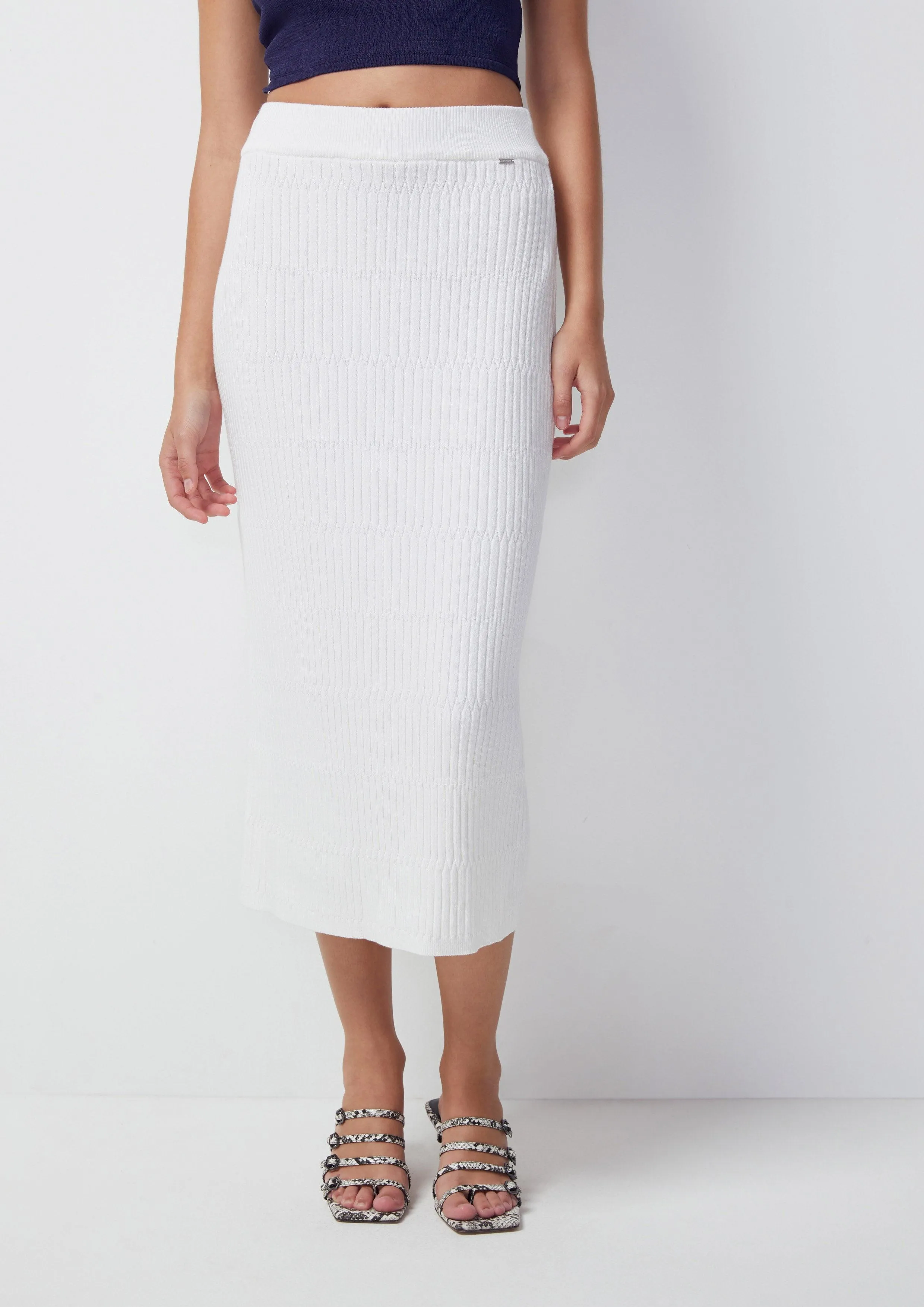 Beachside Oasis Knitted Skirt
