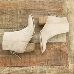 Beast Tan Silver Studded Booties- Size 10