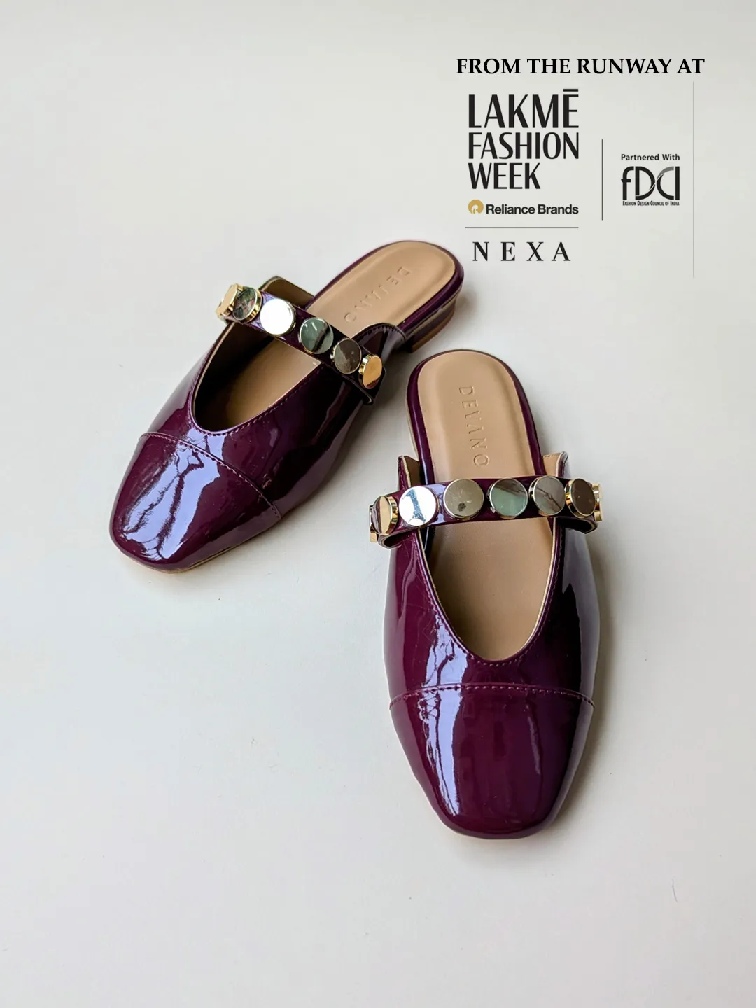 Bianca Mules Glazed Cherry