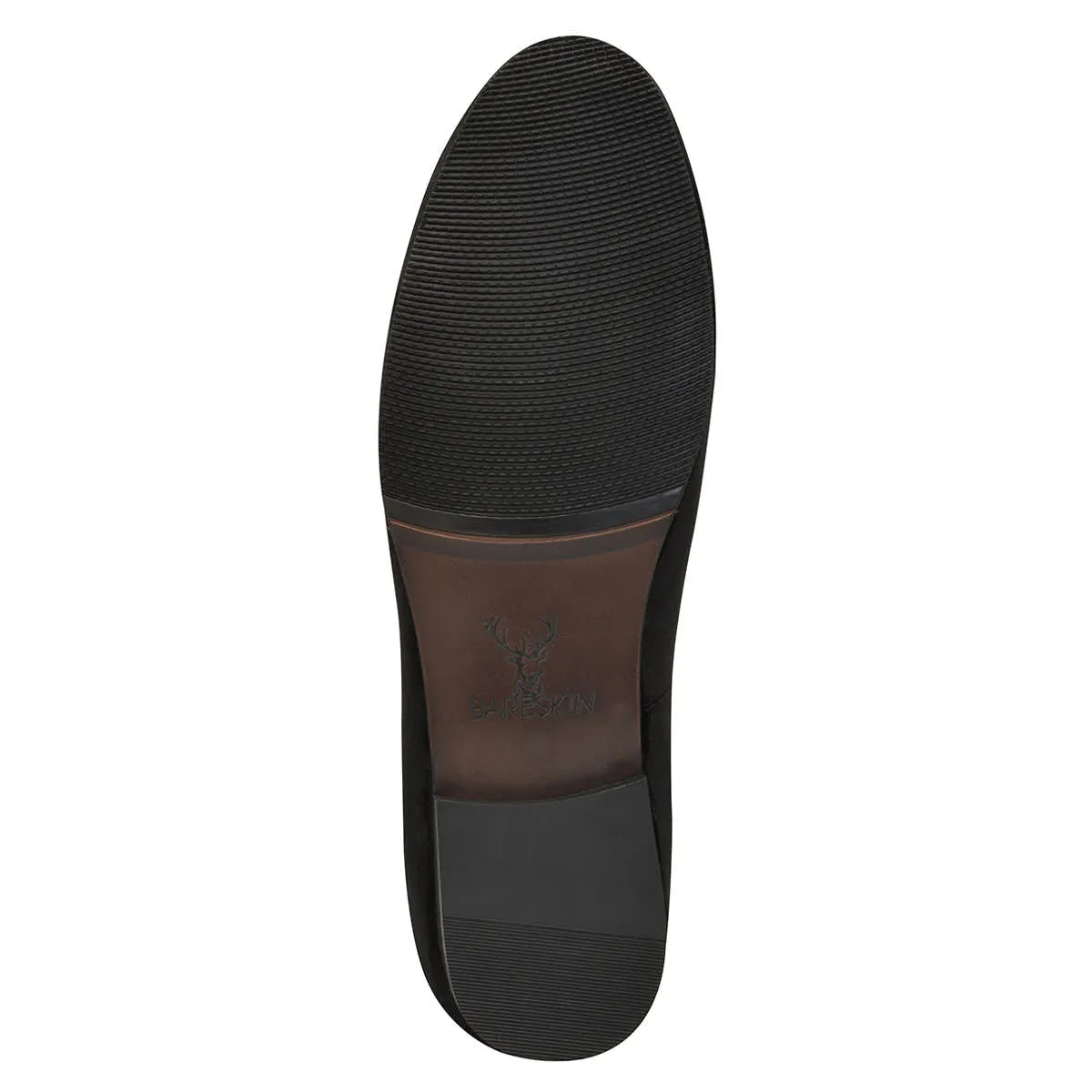 Black Italian Velvet Slip-On Shoe