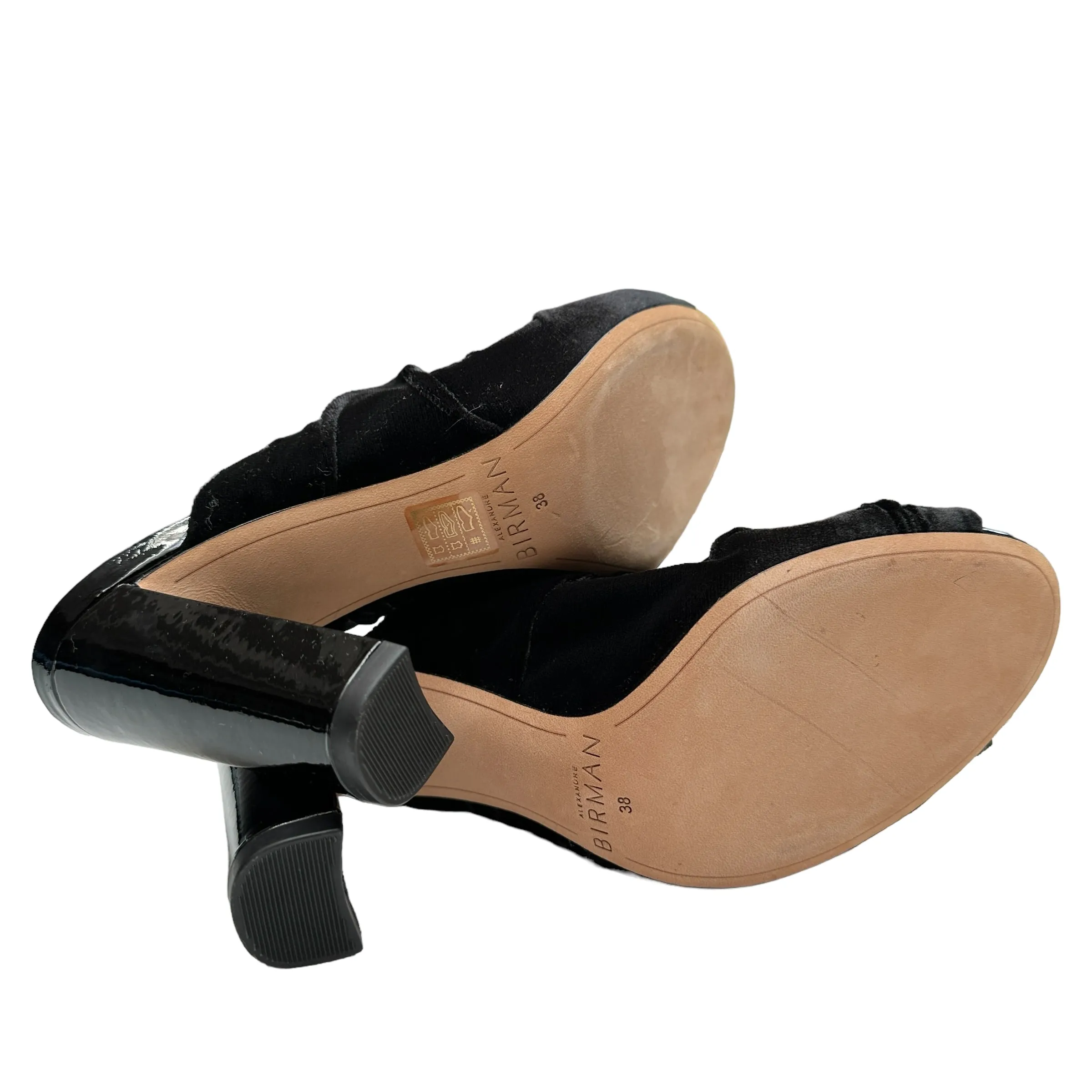 Black Velvet Heels - 8