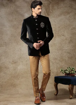 Black Velvet Jodhpuri