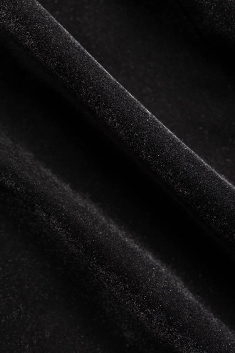 Black Velvet Shawl Lapel Tuxedo