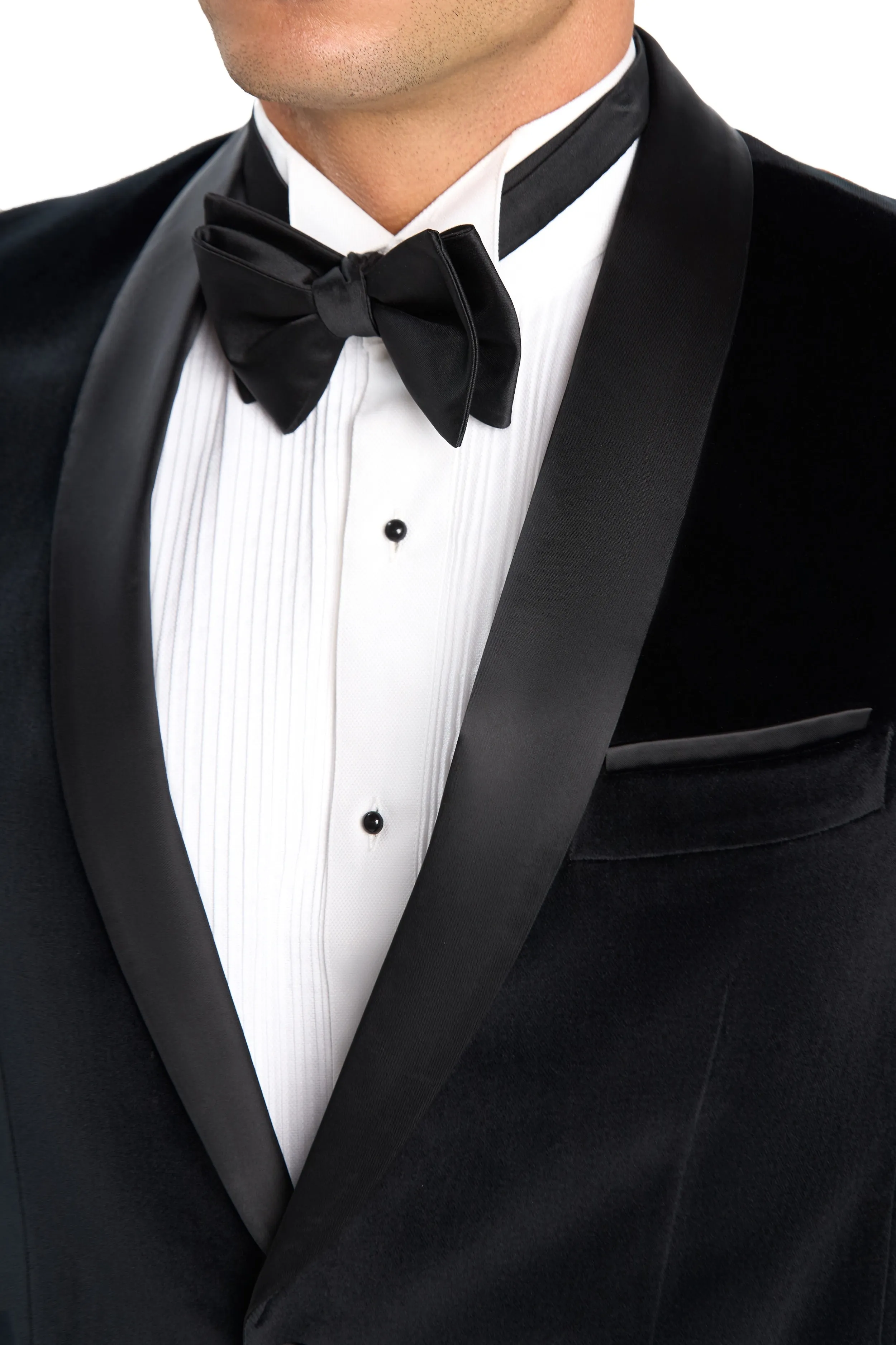 Black Velvet Shawl Lapel Tuxedo