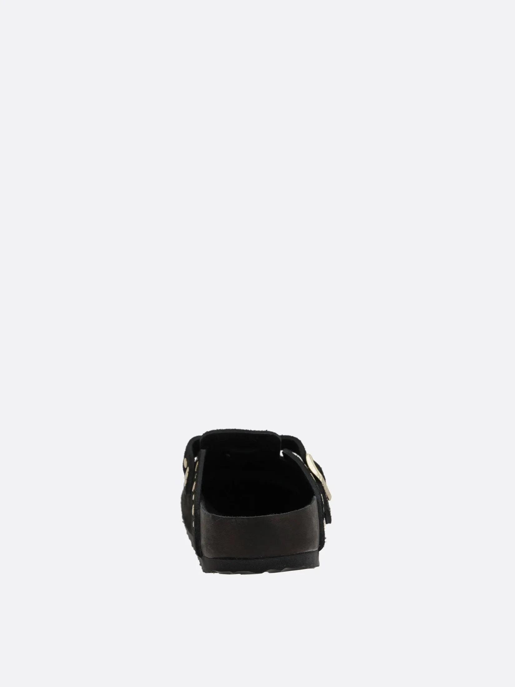 Boston Rivet Border Suede Mules