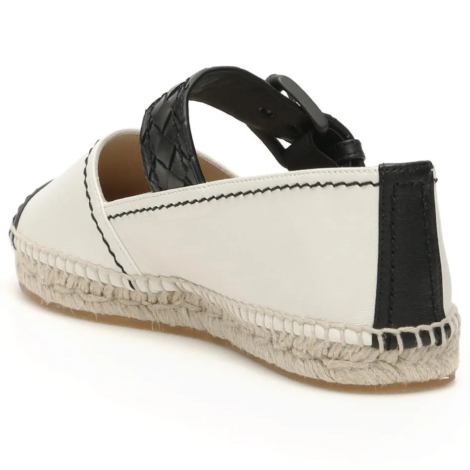 Bottega Veneta Contrasting Panelled Buckle Espadrilles