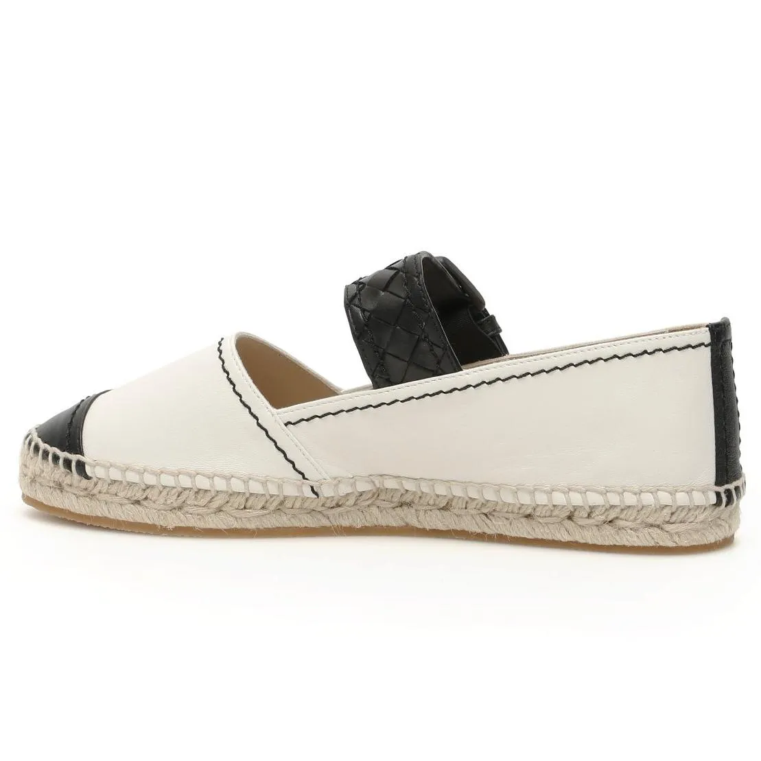 Bottega Veneta Contrasting Panelled Buckle Espadrilles
