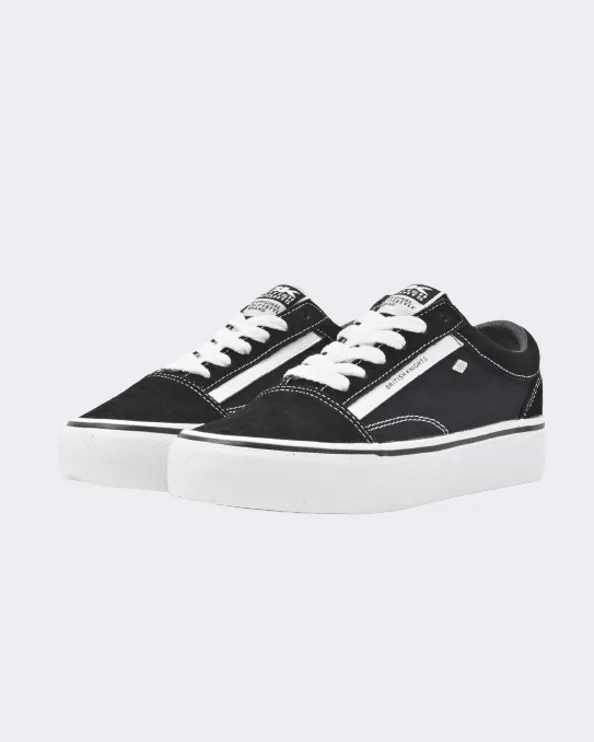 British Knight Mack Platform Women Lifestyle Shoes Black/White B48-3713-01