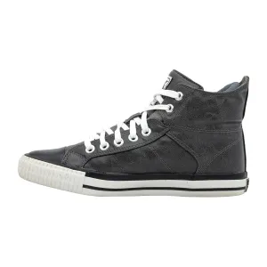British Knights Roco Fold Over High-Top Sneakers Leather Grey Colour For Men