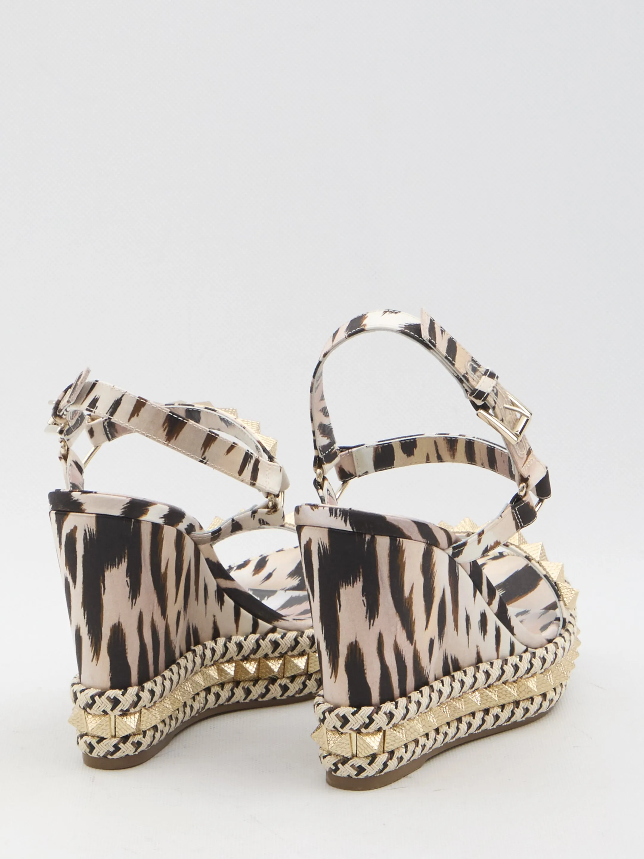 Christian Louboutin Pyraclou 110 Wedge Sandals