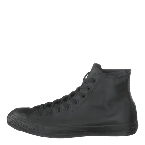 Chuck Taylor Black Mono Leathe Black