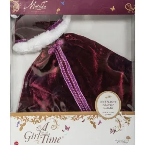 Clearance - Matilda's Velvet Cloak A Girl for All Time 16 inch doll clothes
