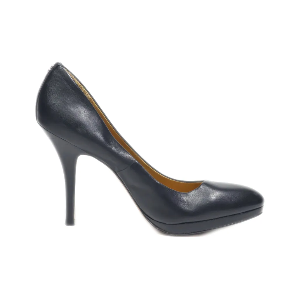 Coach Kitten Heels Leather Black Colour For Women
