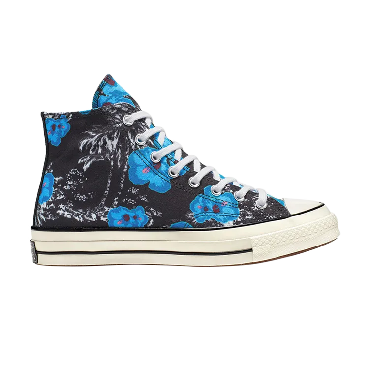 Converse Chuck 70 High 'Paradise Floral' Sneakers, Black
