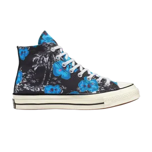 Converse Chuck 70 High 'Paradise Floral' Sneakers, Black