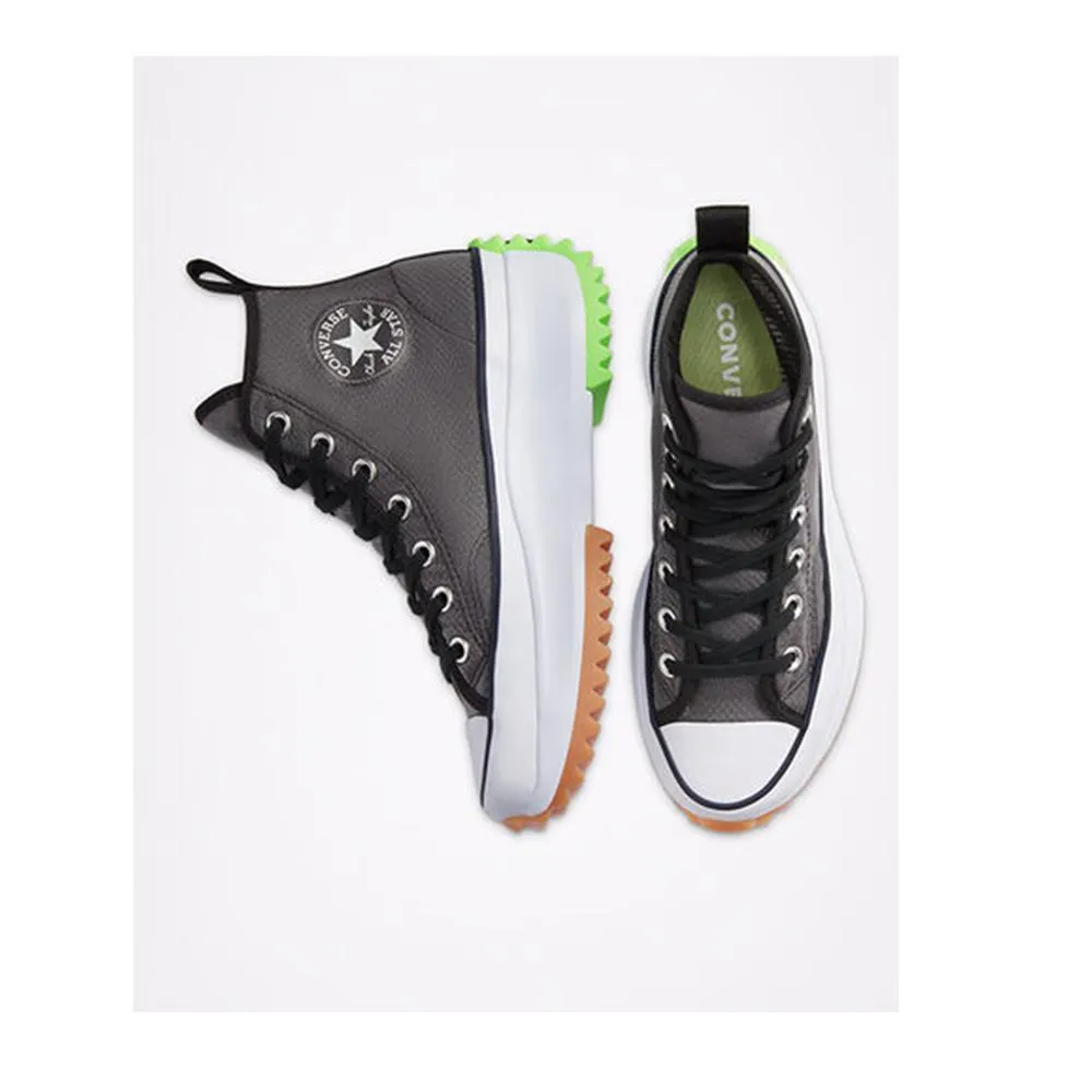 Converse Concrete Heat Run Star Hike Hi-Top Black/White/Ghost Green 167852C 001