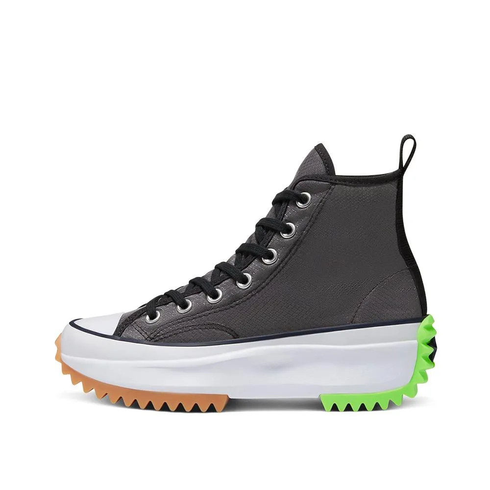 Converse Concrete Heat Run Star Hike Hi-Top Black/White/Ghost Green 167852C 001