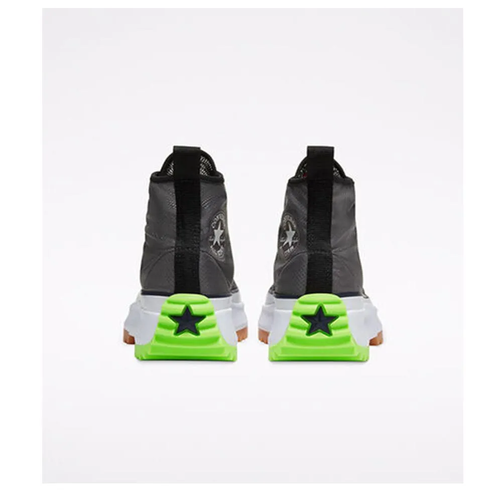 Converse Concrete Heat Run Star Hike Hi-Top Black/White/Ghost Green 167852C 001