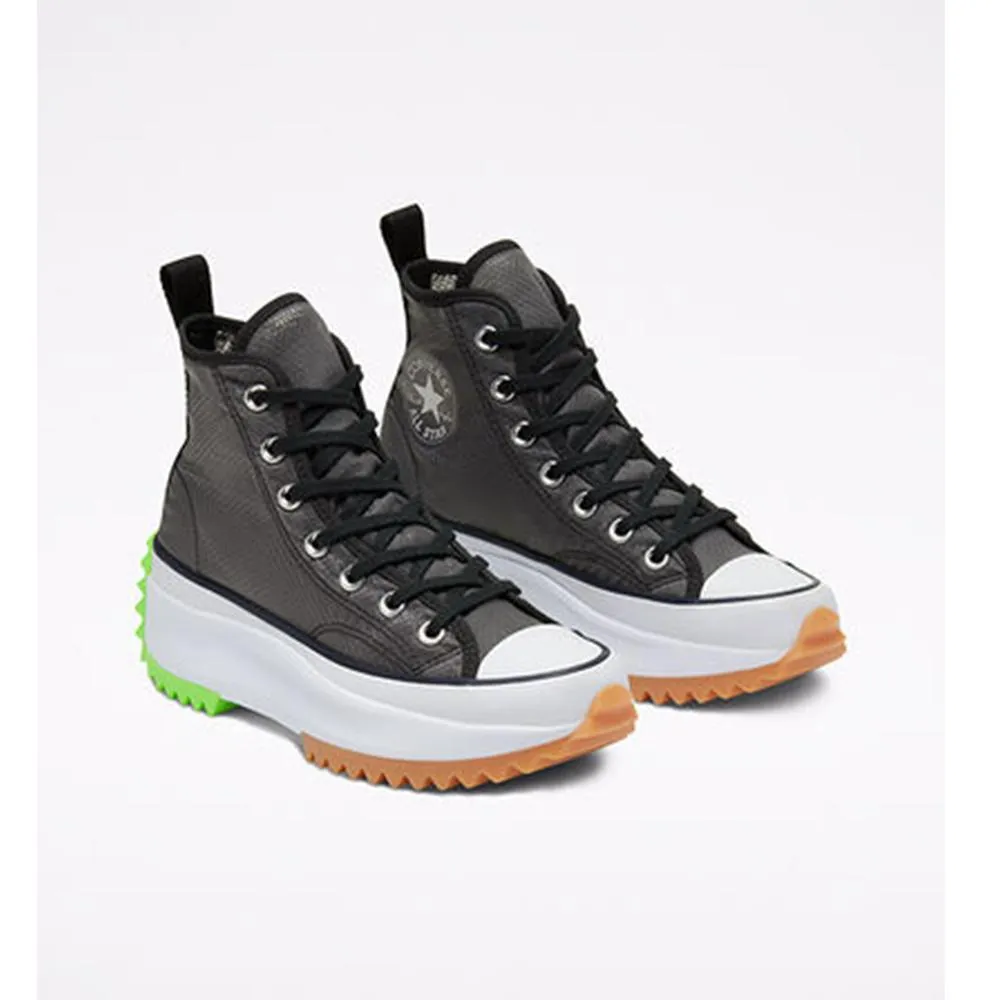 Converse Concrete Heat Run Star Hike Hi-Top Black/White/Ghost Green 167852C 001