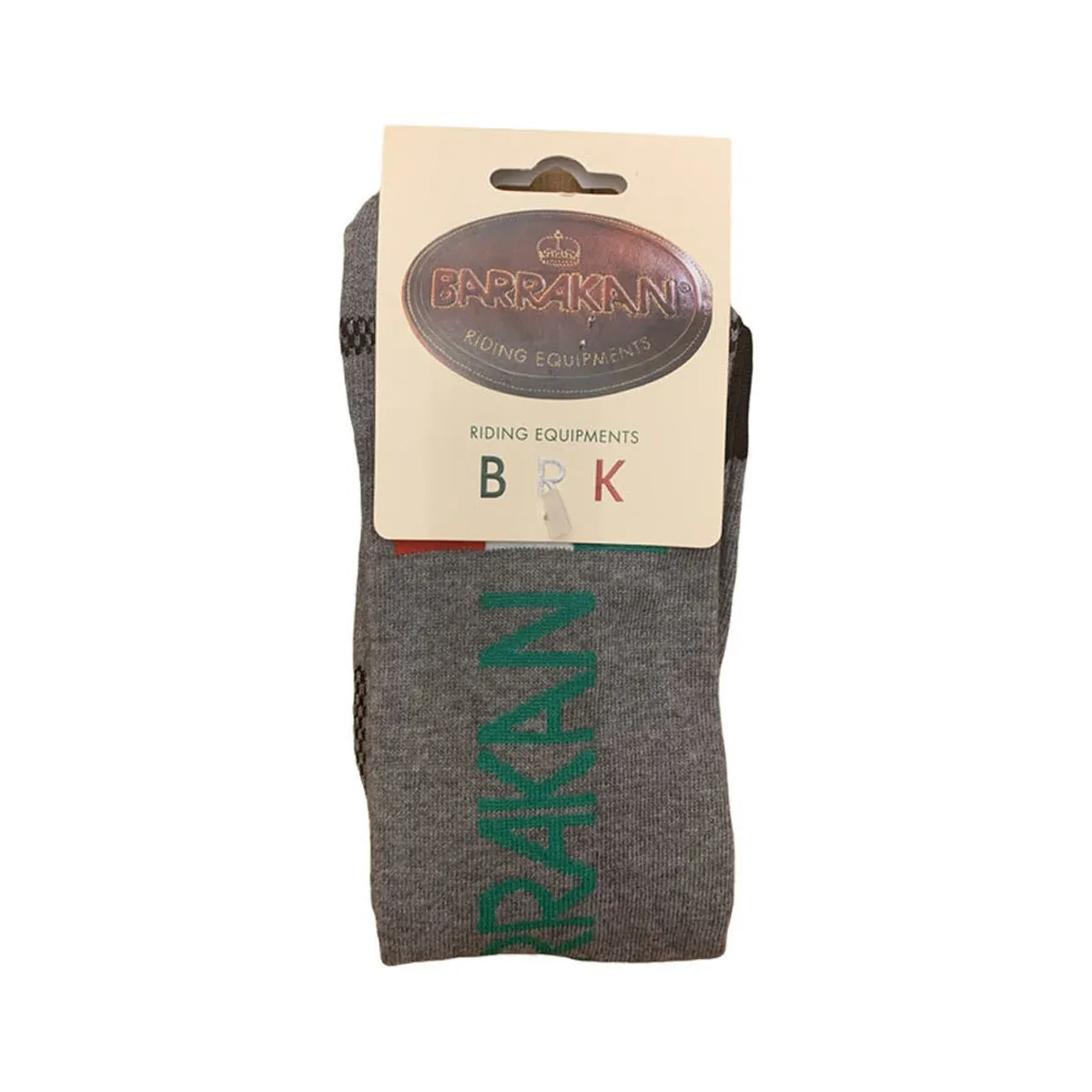 COTTON HIGH SOCKS COL.GREY